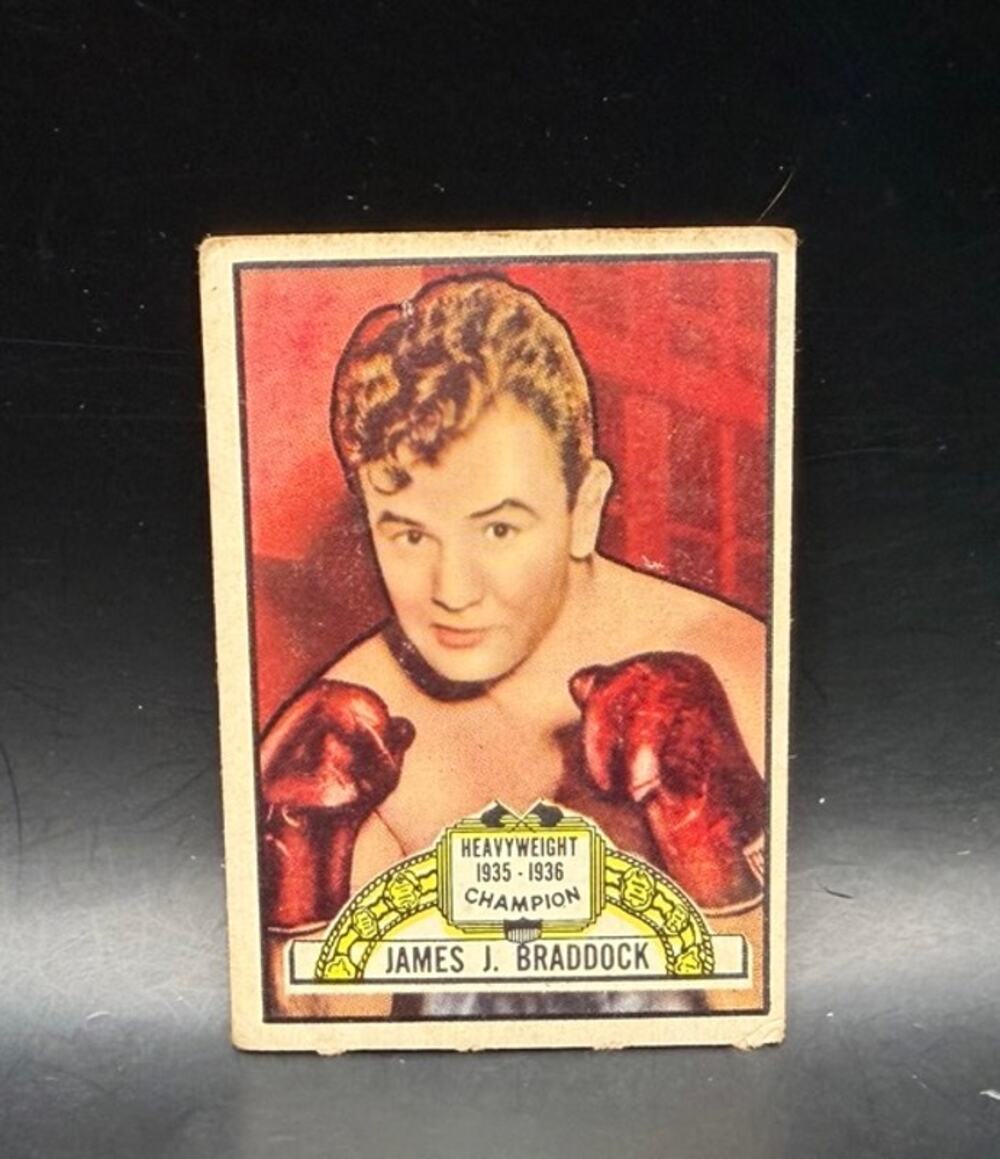 1951 Topps Ringside James Braddock Cinderella Man Heavyweight Champion Boxing